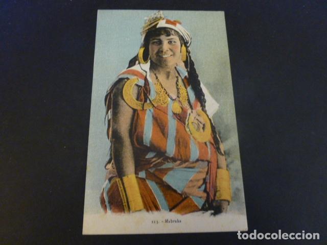Postales: MARRUECOS MUJER POSTAL ETNICA - Foto 1