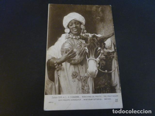 Postales: MERCADER DE FRUTAS ARABE POSTAL ETNICA - Foto 1