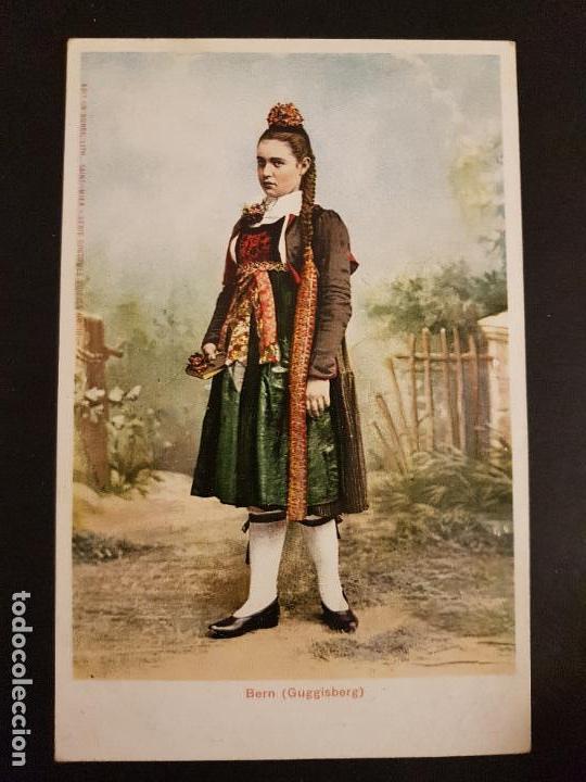 Postales: SUIZA MUJER TIPOS POSTAL ETNICA - Foto 1