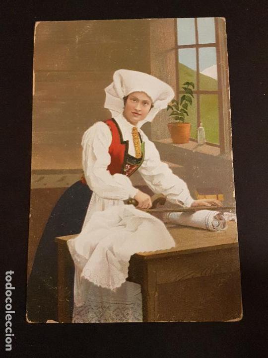 Postales: FRANCIA MUJER TIPOS POSTAL ETNICA - Foto 1