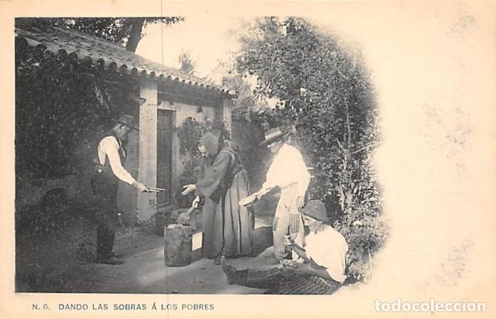 Postales: DANDO LAS SOBRAS A LOS POBRES - Foto 1