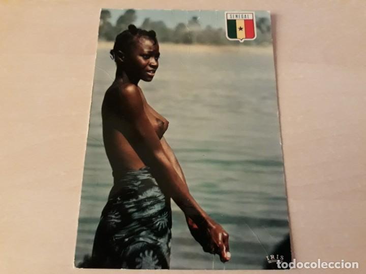 Postales: Mujer nativa senegal - Foto 1