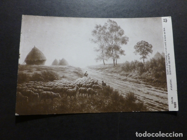 Postales: PASTOR CON REBA&Ntilde;O POSTAL - Foto 1