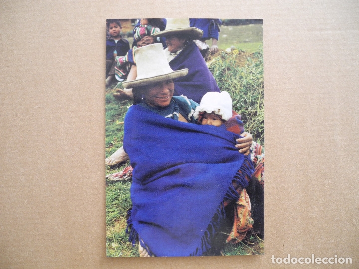 Postales: Cajamarca. Per&uacute;. Abrigado con amor.  Escrita - Foto 1