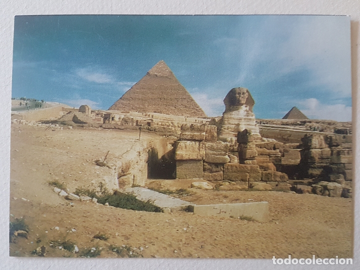 Postales: MESETA DE GIZA PIRAMIDES Y ESFINGE EL CAIRO EGIPTO POSTAL - Foto 1 - 183389682