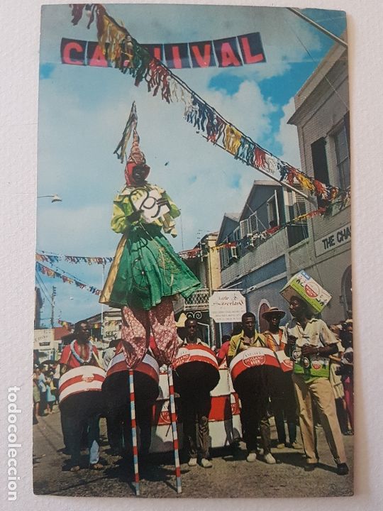 Postales: CARNAVAL TIPICO ISLAS VIRGENES ST. THOMAS USA POSTAL - Foto 1