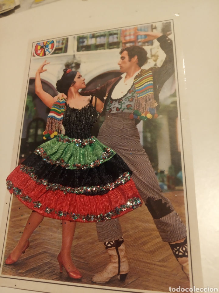 Postales: Trajes baile t&iacute;pico espa&ntilde;ol - Foto 1