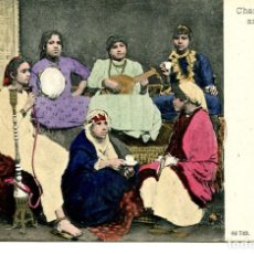 Postales: EGIPTO- ORQUESTA DE MUJERES ÁRABES-AÑO 1900