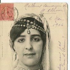 Postales: JOVEN ARABE DE ARGELIA- BELLA FATMA-- AÑO 1904