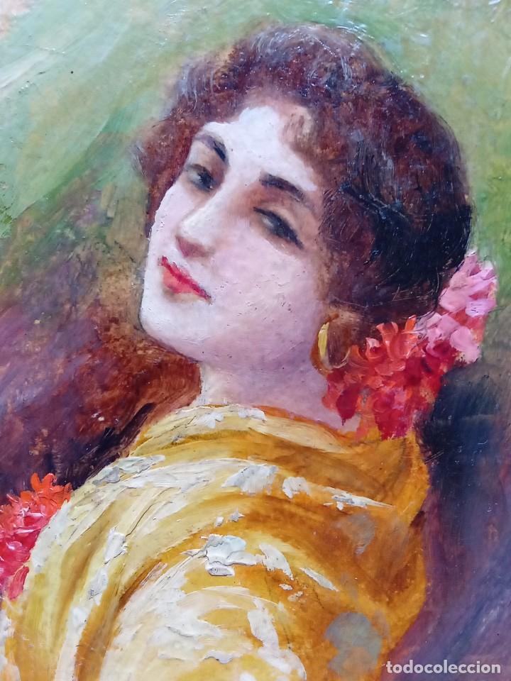 Postales: Postal de Gitana.Coloreada. - Foto 2
