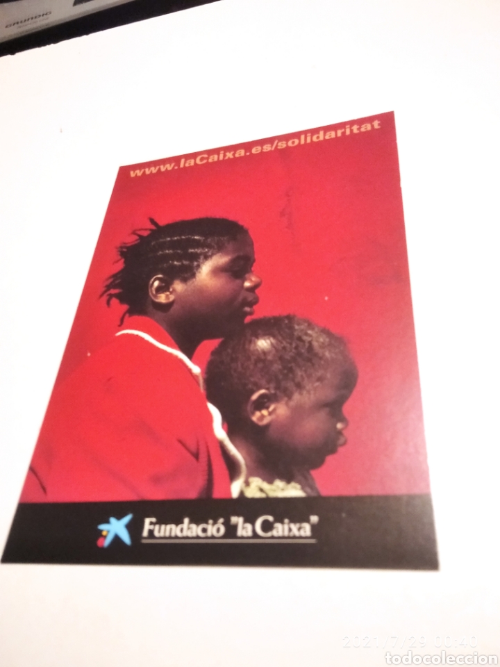 Postales: Postal Solidaria la Caixa - Foto 1