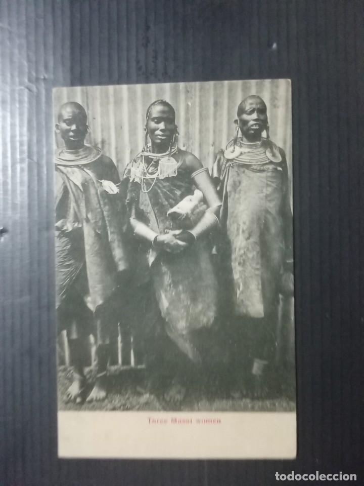 Postales: Three Masai women. - Foto 1