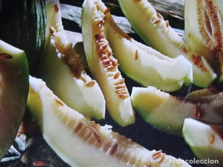 Postales: Platos t&iacute;picos.Plats tipics.Tajadas de mel&oacute;n. - Foto 2
