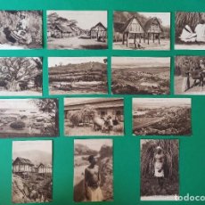 Postales: LOTE 14 ORIGINALES Y ANTIGUAS POSTAL FOTOGRAFIA ÉTNICA AFRICANA DE MADAGASCAR. PRINCIPIO S. XX
