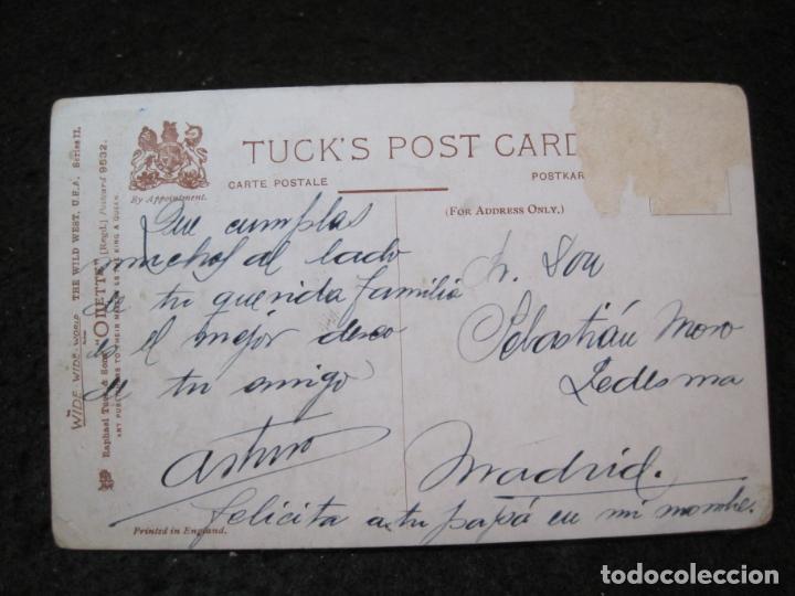 Postales: INDIOS-CIRCULADA-POSTAL ANTIGUA DE INDIOS-(93.231) - Foto 2