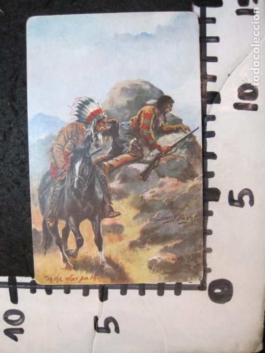 Postales: INDIOS-CIRCULADA-POSTAL ANTIGUA DE INDIOS-(93.231) - Foto 3