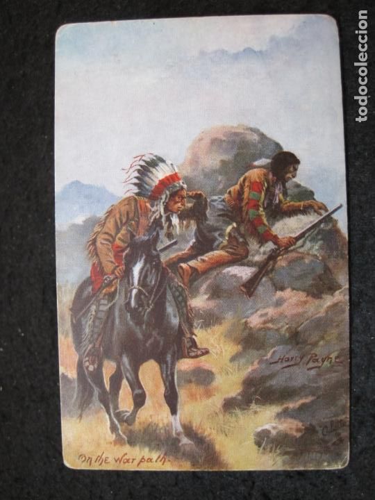 Postales: INDIOS-CIRCULADA-POSTAL ANTIGUA DE INDIOS-(93.231) - Foto 1
