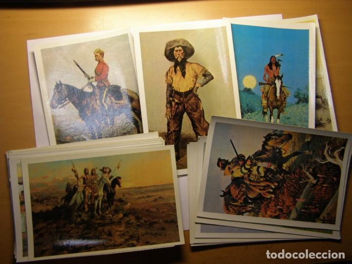 Postales: 24 Postales historia del oeste. - Foto 1