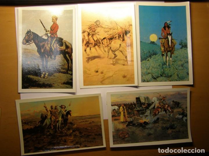 Postales: 24 Postales historia del oeste. - Foto 2