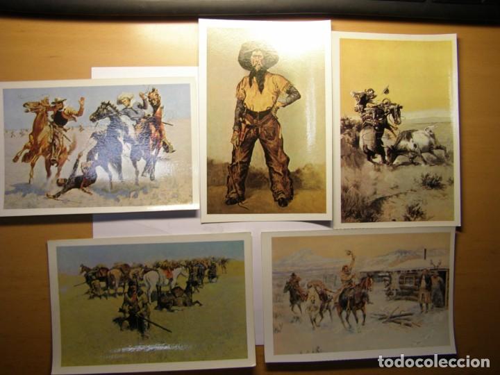 Postales: 24 Postales historia del oeste. - Foto 4