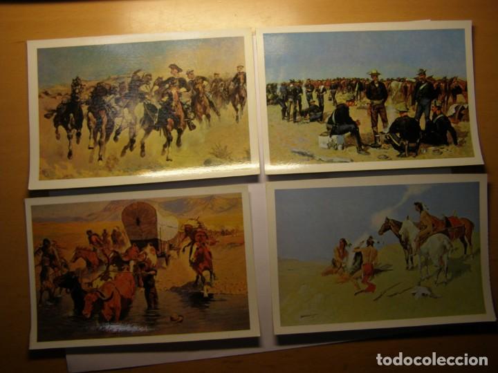 Postales: 24 Postales historia del oeste. - Foto 5
