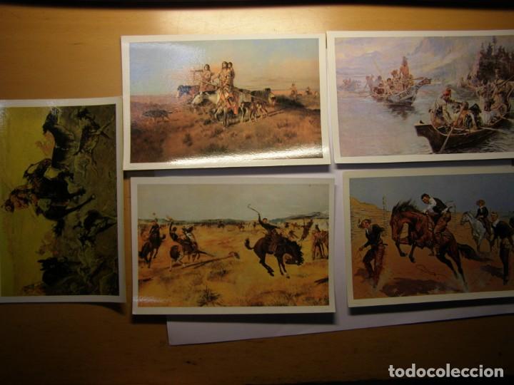 Postales: 24 Postales historia del oeste. - Foto 6
