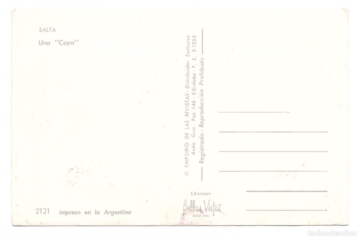 Postales: SALTA (ARGENTINA) &bull; UNA COYA - Foto 2