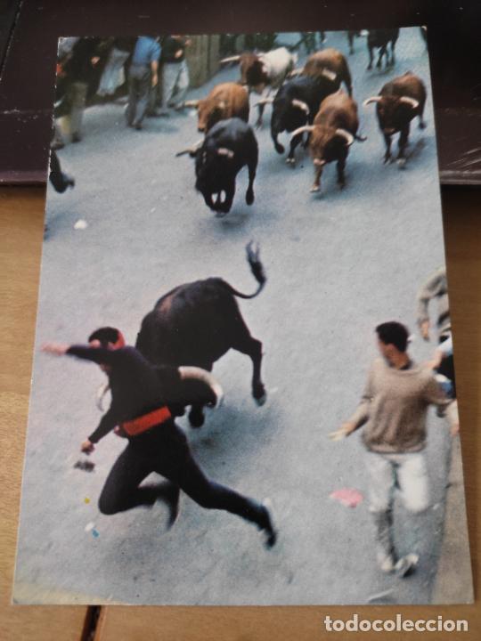Postales: ENCIERRO 1965 TOROS PAMPLONA ED COMPLEX SC - Foto 1