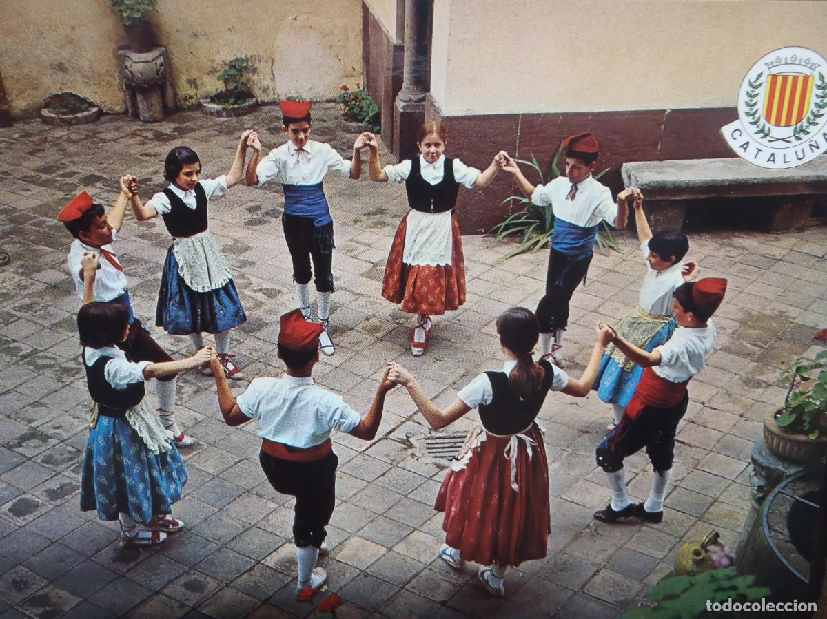 Postales: TIPICAS CATALANAS - GRUP DE DANSES DE MARTORELL - Foto 1