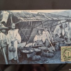 Postales: LOTE ITA.IMP FILIPINAS MERCADO FILIPINO 1911