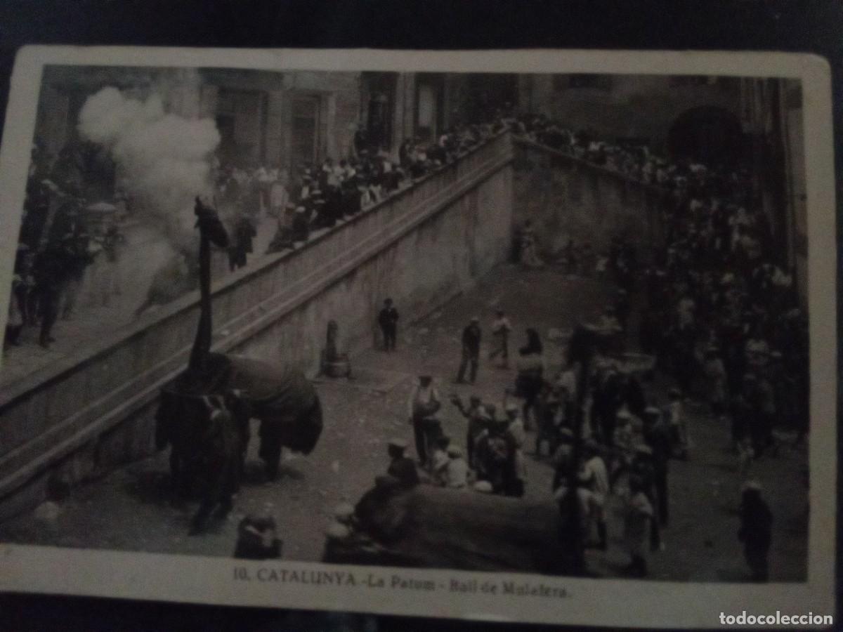Postales: La patum. Ball de mulafera. - Foto 1