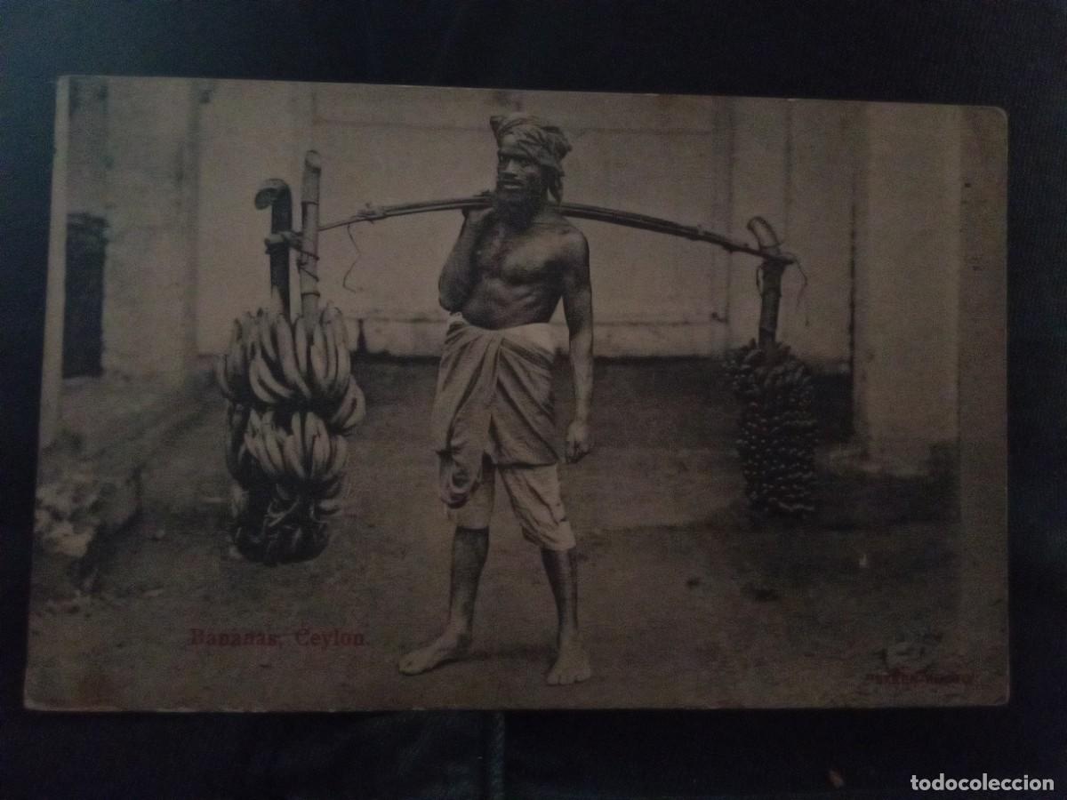 Postales: Bananas. Ceylon.postal etnica. - Foto 1