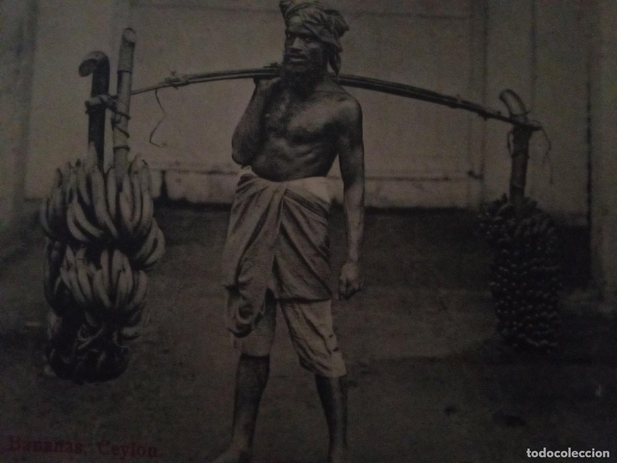 Postales: Bananas. Ceylon.postal etnica. - Foto 2