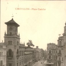 Postales: CASTELLON - PLAZA CASTELAR - ED. VIUDA DE F. SEGARRA