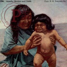 Postales: APACHE MOTHER AND CHILD