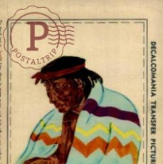 Postales: INDIOS INDIAN. NAVAJO INDIAN. DECALCOMANIA TRANSFER PICTURE