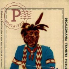 Postales: INDIOS INDIAN. PAWNEE INDIAN. - DECALCOMANIA TRANSFER PICTURE
