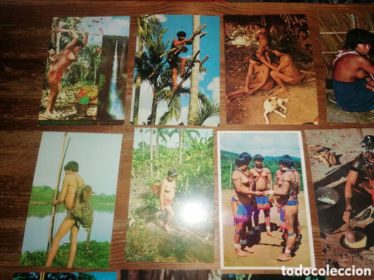 Postales: Lote de antiguas postales, Indios de Venezuela - Foto 2