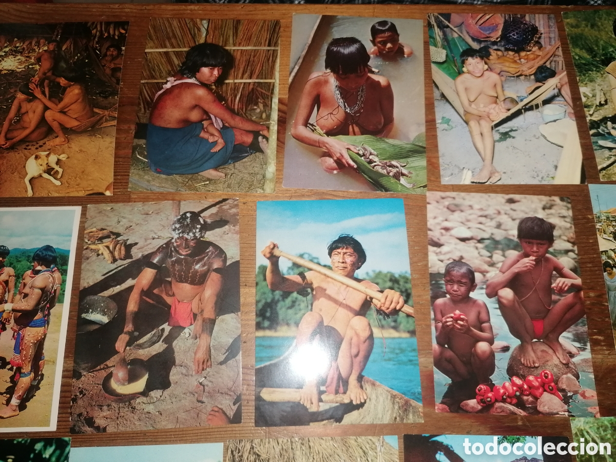 Postales: Lote de antiguas postales, Indios de Venezuela - Foto 3