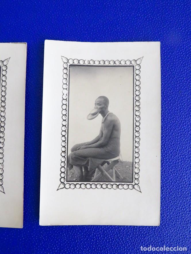 Postales: 2 TARJETAS POSTALES ETIPOP&Iacute;A. TRIBU MURSI O SURMA - Foto 3