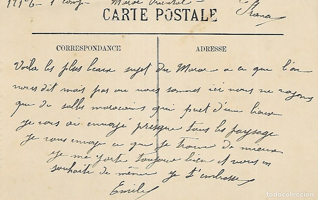 Postales: ANTIGUA POSTAL-SC&Egrave;NES ET TYPES (Danseuse Arabe) - Foto 2