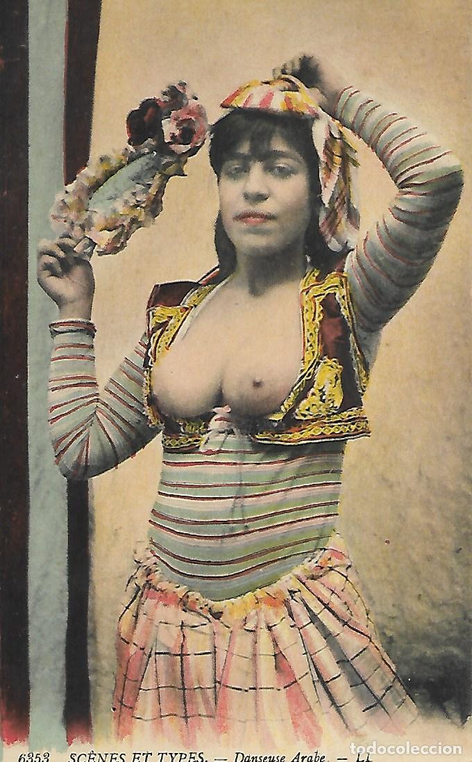 Postales: ANTIGUA POSTAL-SC&Egrave;NES ET TYPES (Danseuse Arabe) - Foto 1