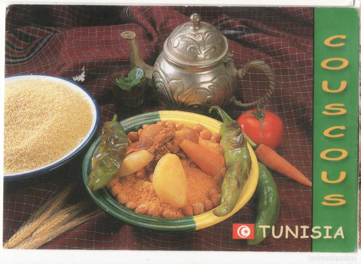 Postales: Comidas tradicionales-Cuscous- Tunez -Circulada-- - Foto 1