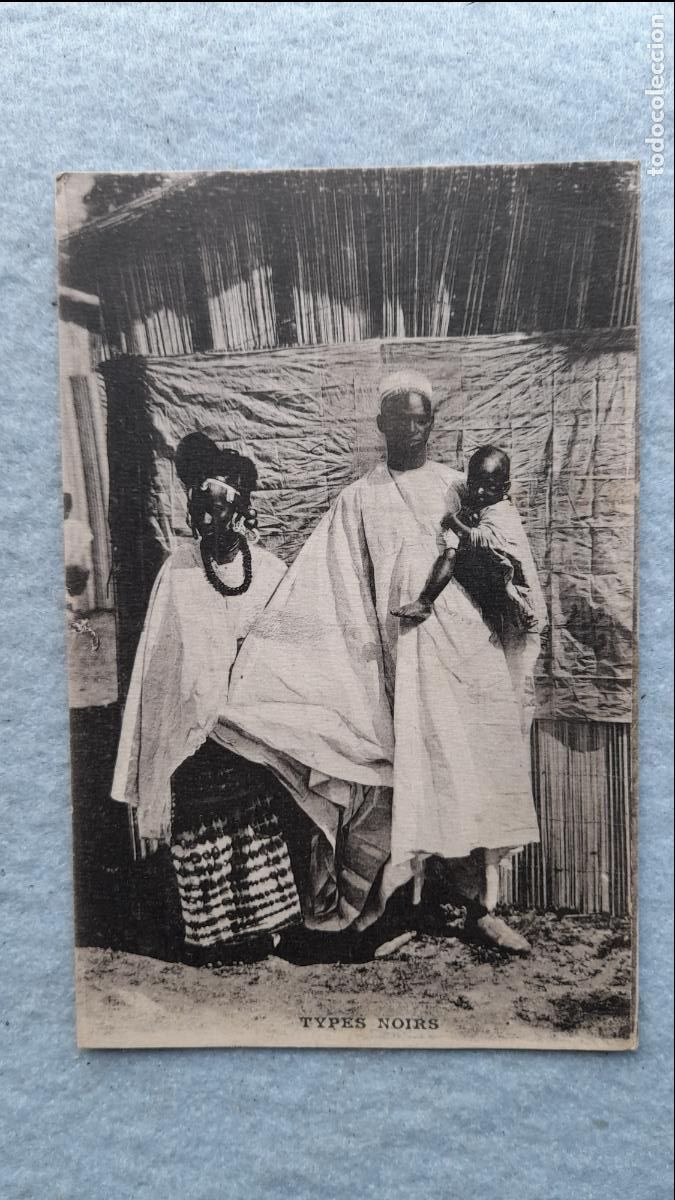 Postales: Postal antigua Types Noirs. - Foto 1