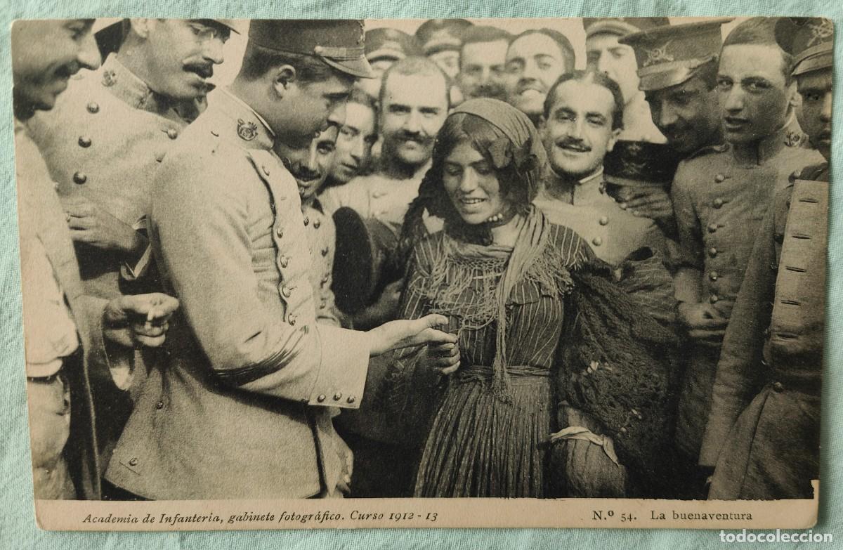 Postales: GITANA LEYENDO LA MANO 1912...ESPA&Ntilde;A.....postal original.. - Foto 1
