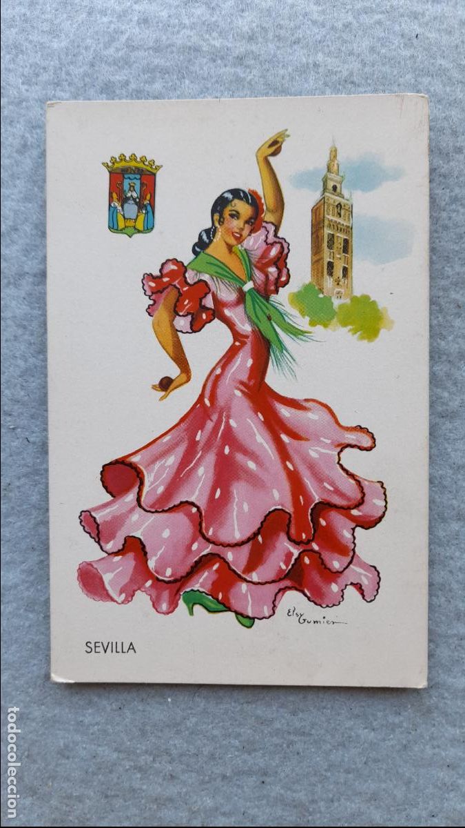 Postales: Sevilla. Traje Regional. - Foto 1