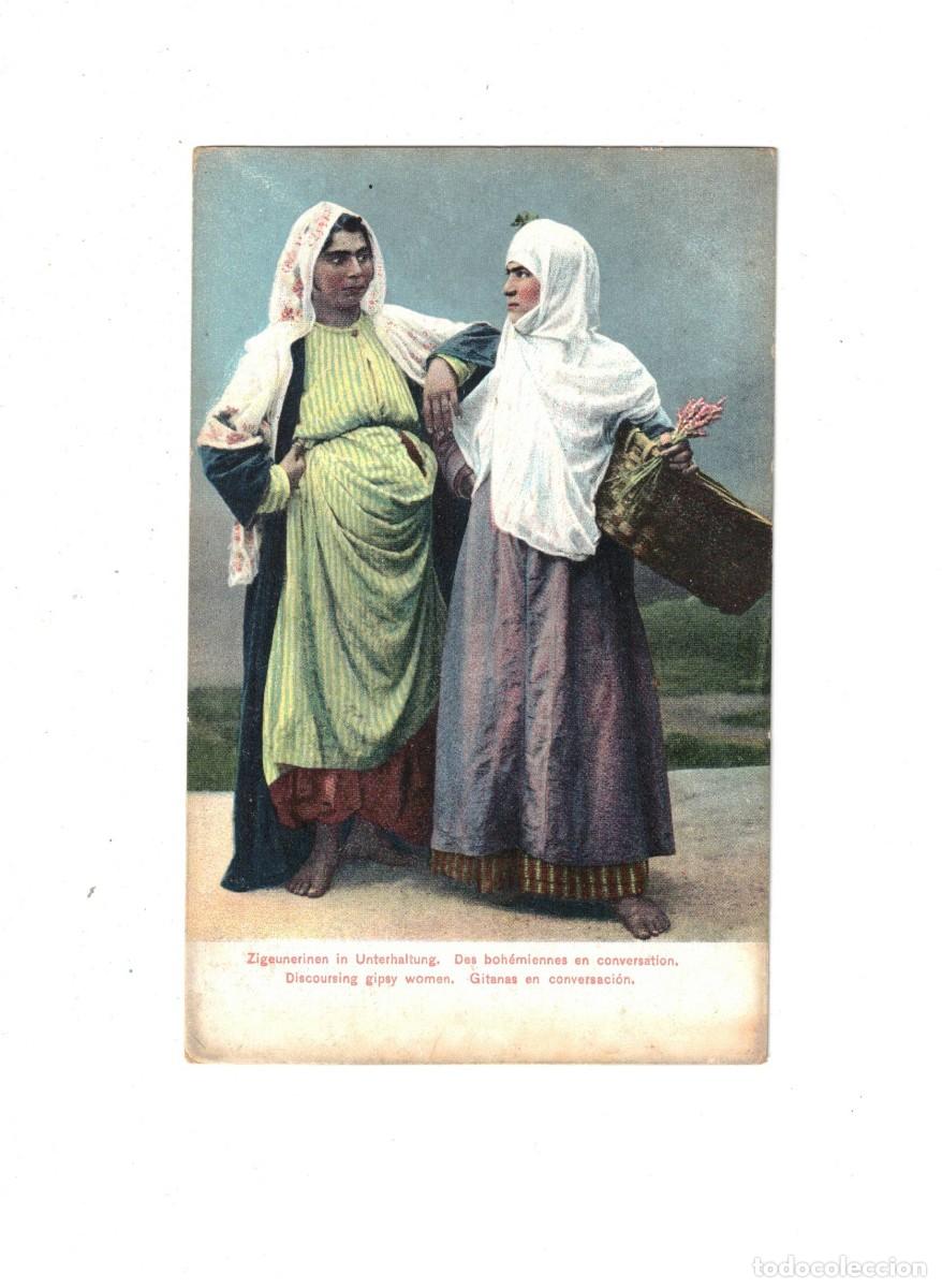 Postales: GITANAS EN CONVERSACI&Oacute;N. BOH&Eacute;MIENNES - Foto 1