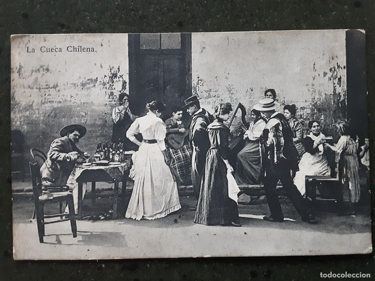 Postales: POSTAL LA CUECA CHILENA, FABRICADA EN CHILE. - Foto 1