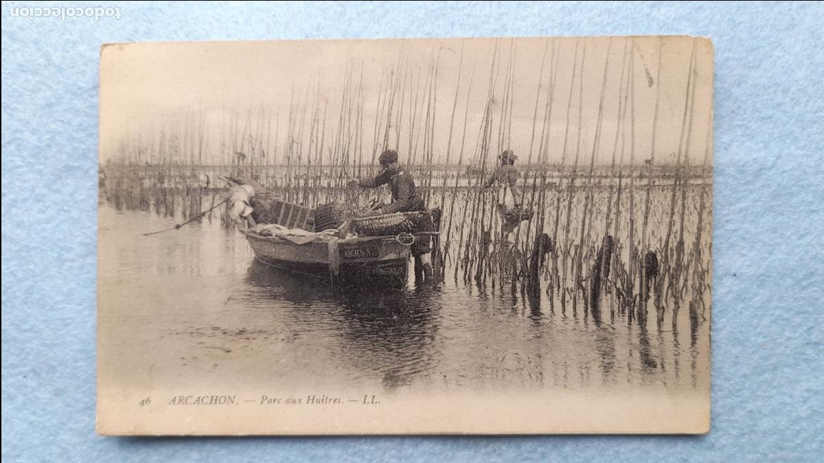 Postales: Arcachon. Pescadores de Ostras. - Foto 1