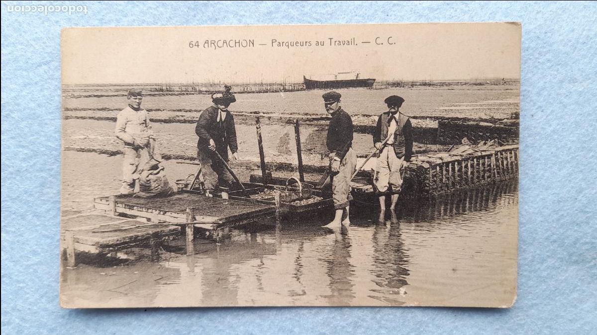 Postales: Arcachon. Pescadores de Ostras. - Foto 1